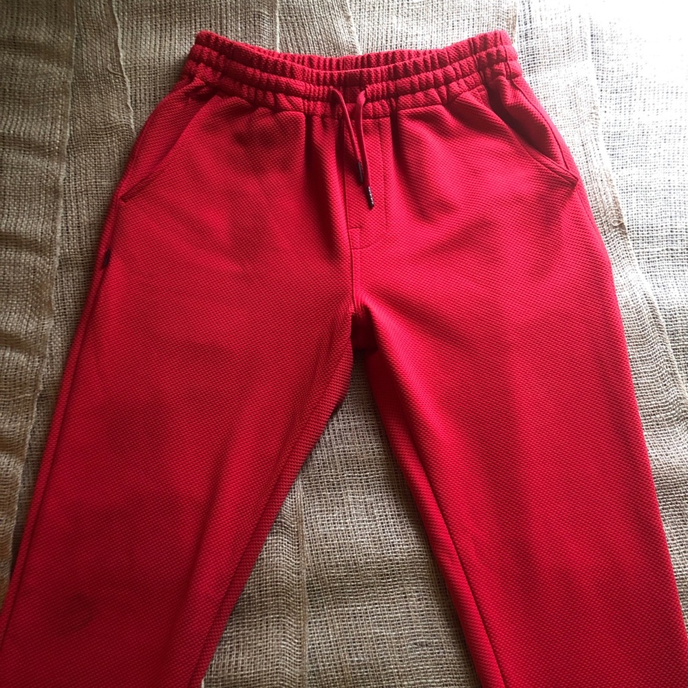 Fairplay Red Mesh Joggers